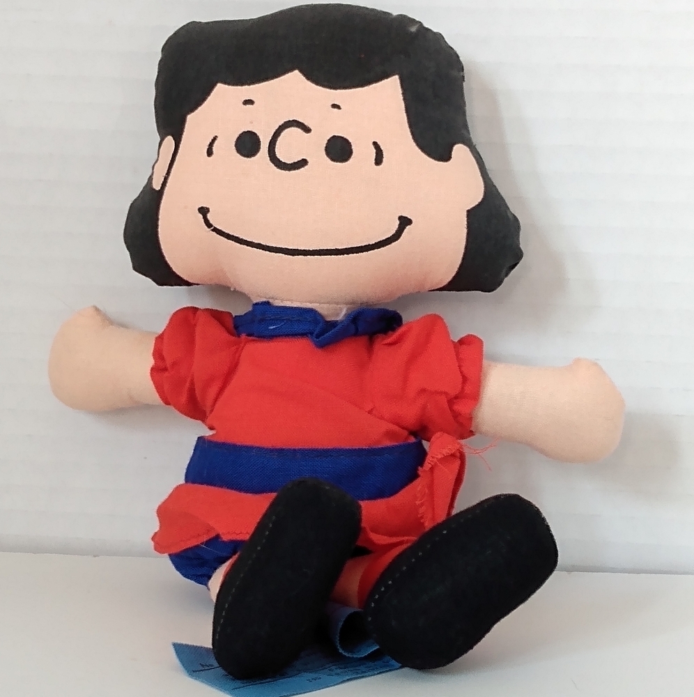 Vintage HTF 1952  Peanuts Lucy 8 Inch Stuffed Doll - Picture 8 of 13